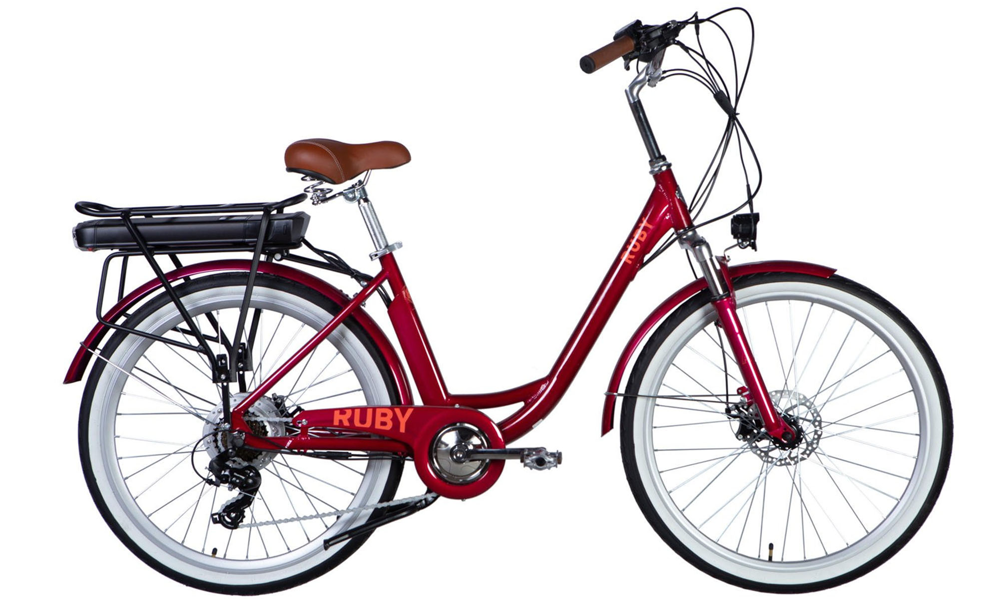 Велосипед с электроприводом Dorozhnik eRUBY DD FR 26", размер M, рама-17", 36B, 13А*ч, 500Вт, год 2026, бордовый Велосипед с электроприводом Dorozhnik eRUBY DD FR 26", размер M, рама-17", 36B, 13А*ч, 500Вт, год 2026, бордовый