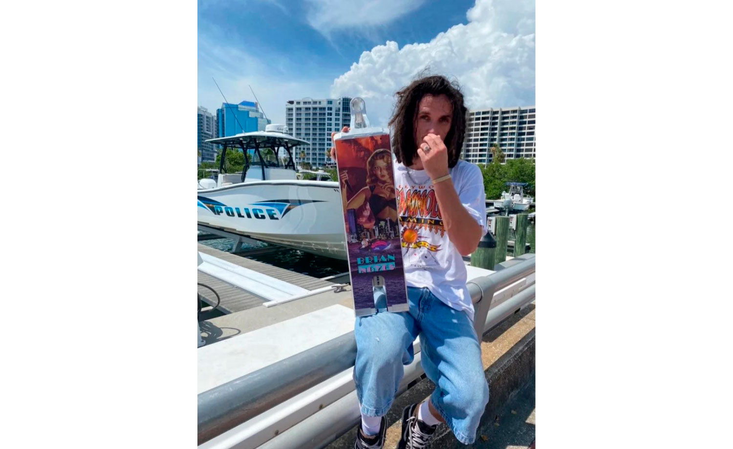 Дека AO Scooters Brian Noyes V3 Signature 6.25" x 22,5" - Raw 2