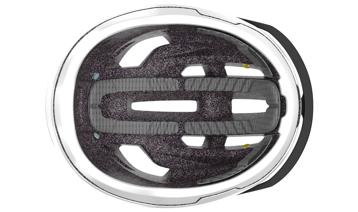 Шолом Scott arx Plus розмір М (55-59 см) білий/чорний 2