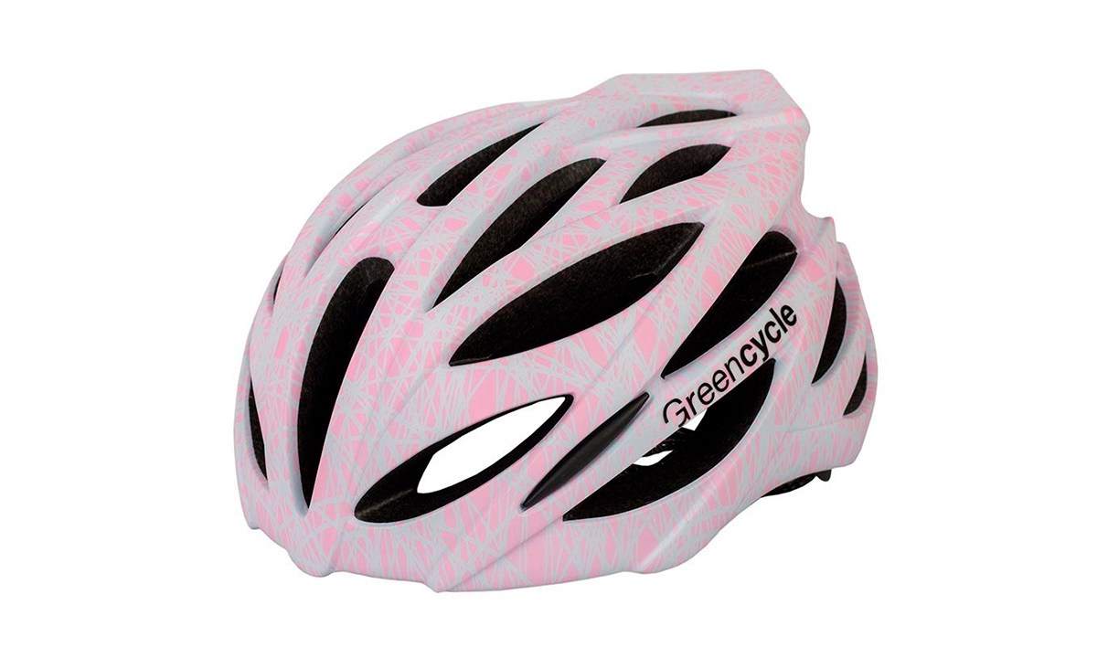 Фотография Шлем Green Cycle Alleycat, размер М (54-58 см)  Серо-розовый 