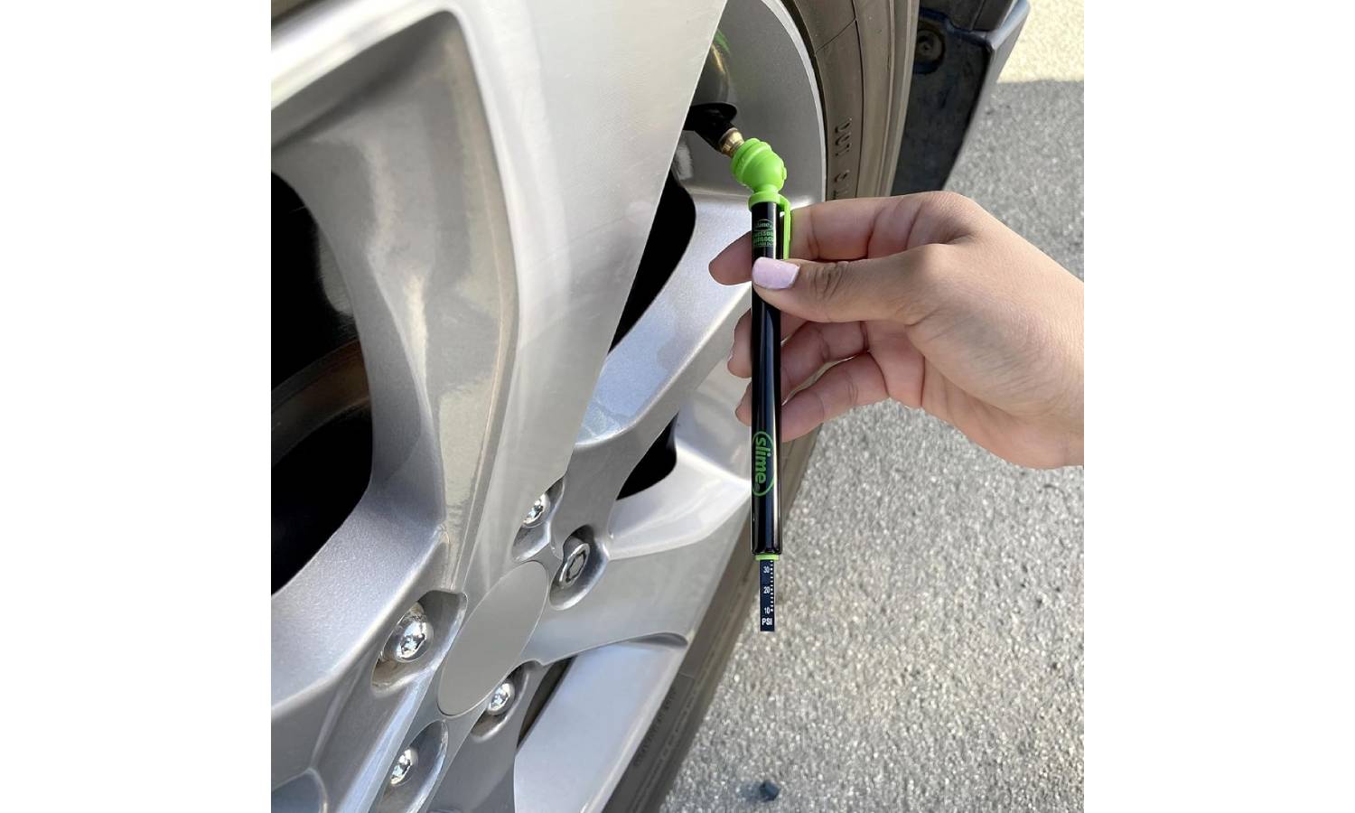 Манометр для шин-шин, 10-120 фунт / кв.дюйм / 0,5-8 бар 2