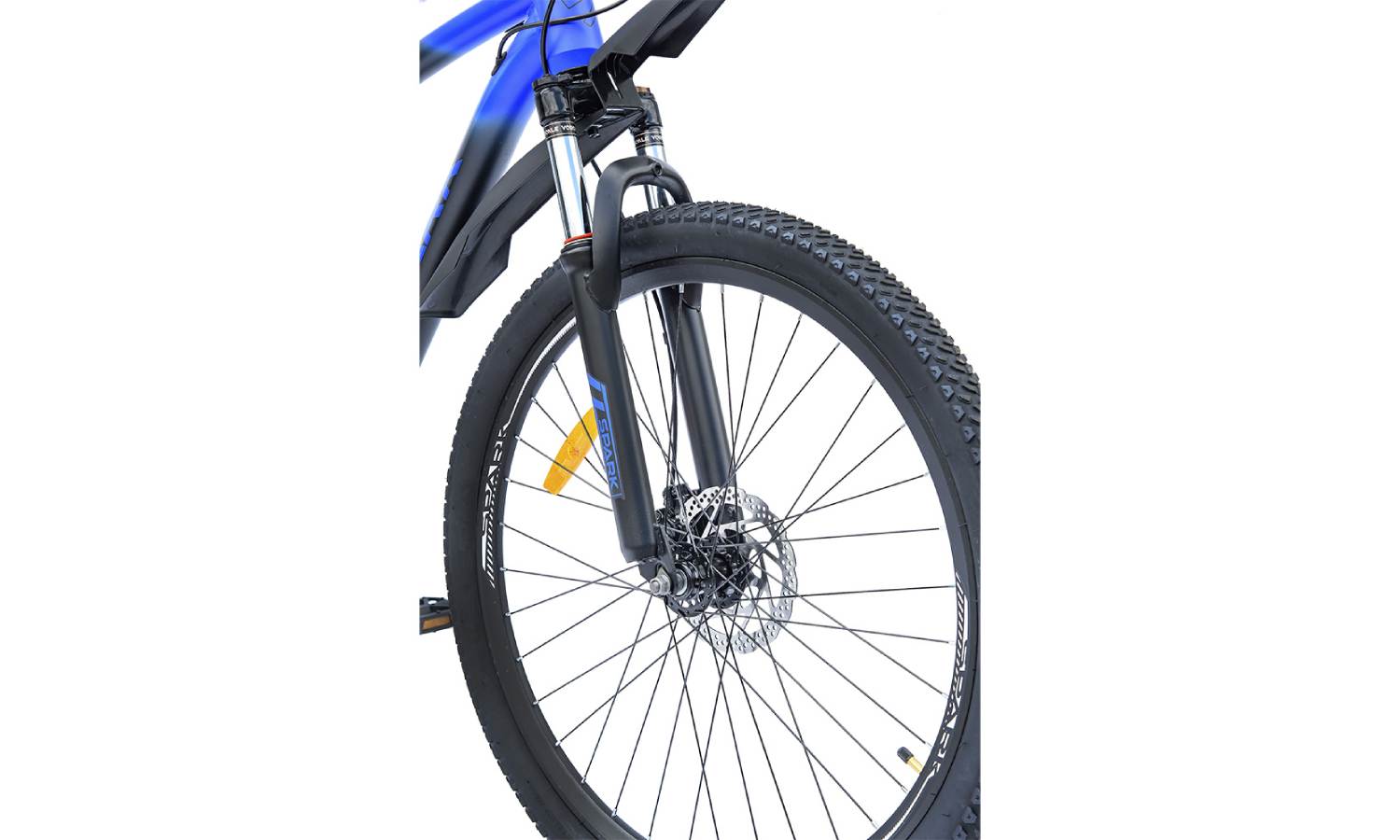 Велосипед Spark Mount 27,5" размер М рама 17 2025 черный с синим 5