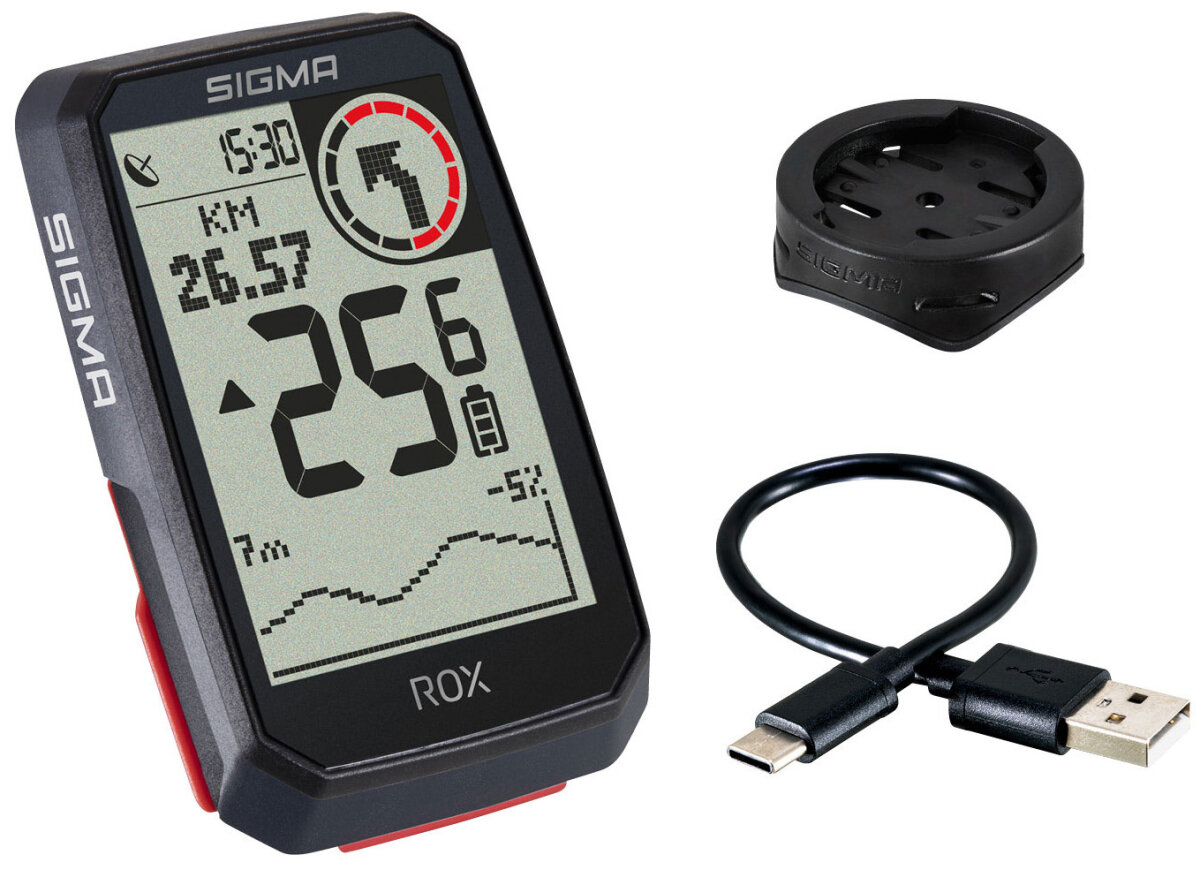 Велокомп'ютер Sigma Sport ROX 4.0, Чорний 2