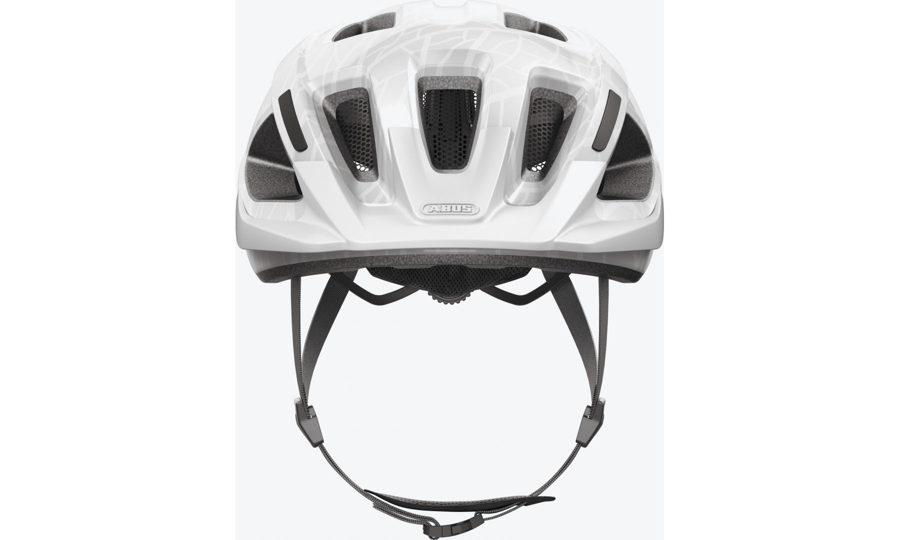 Велошлем ABUS ADURO 3.0 white art, размер M (52-58 см), белый 6