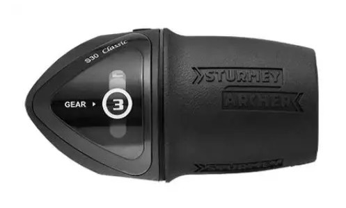 Шифтер Sturmey Archer TSS3B 3 скорости, серый с черным Шифтер Sturmey Archer TSS3B 3 скорости, серый с черным