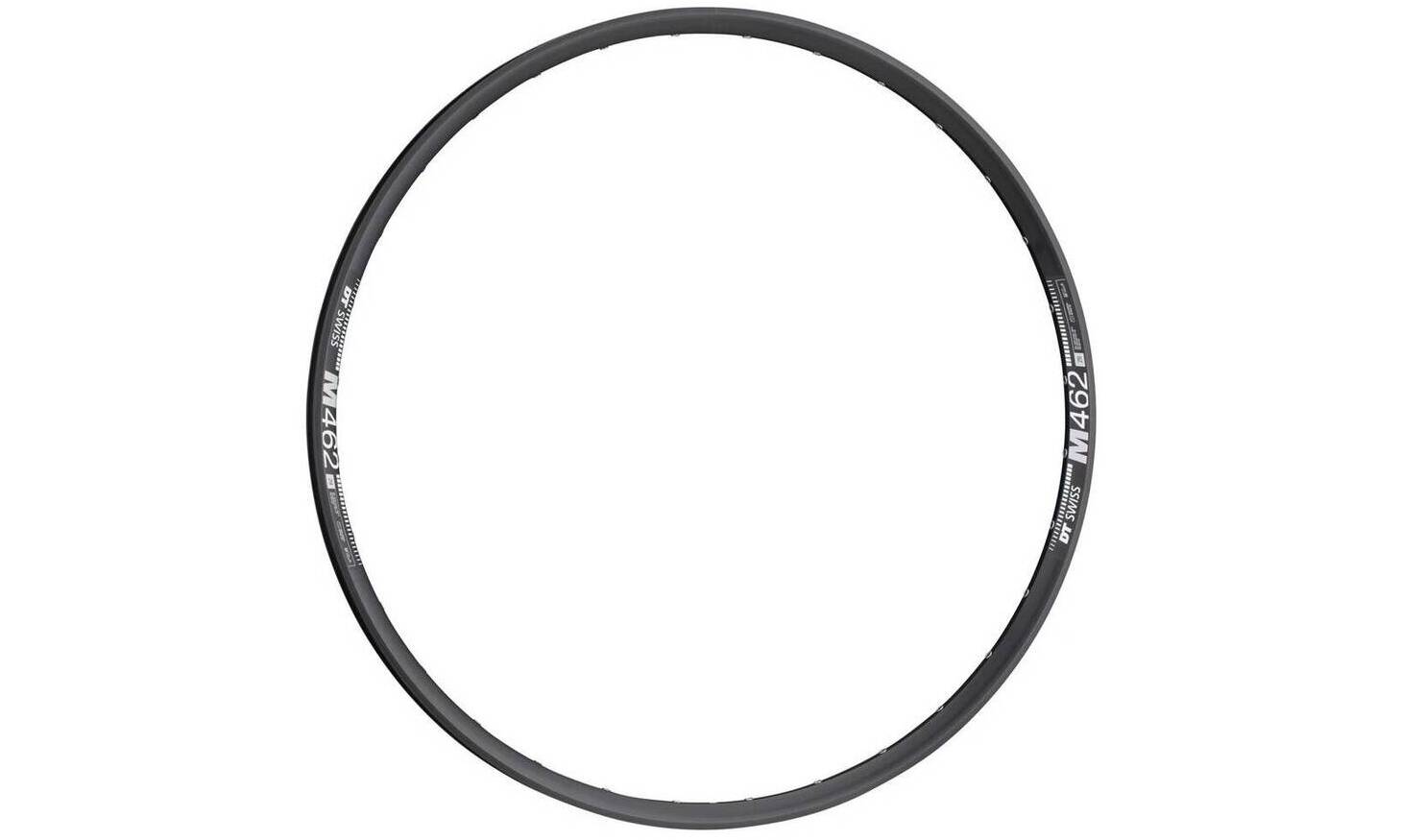 Обод DT Swiss M 462, 29", размер 622×25 мм, 28 отверстий, ниппель Presta, дисковые тормоза, черный Обод DT Swiss M 462, 29", размер 622×25 мм, 28 отверстий, ниппель Presta, дисковые тормоза, черный
