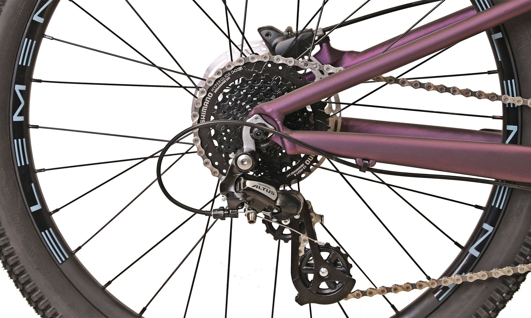 Фотография Велосипед Cyclone DREAM 24" размер рамы XXS 2024 Фиолетовый 3