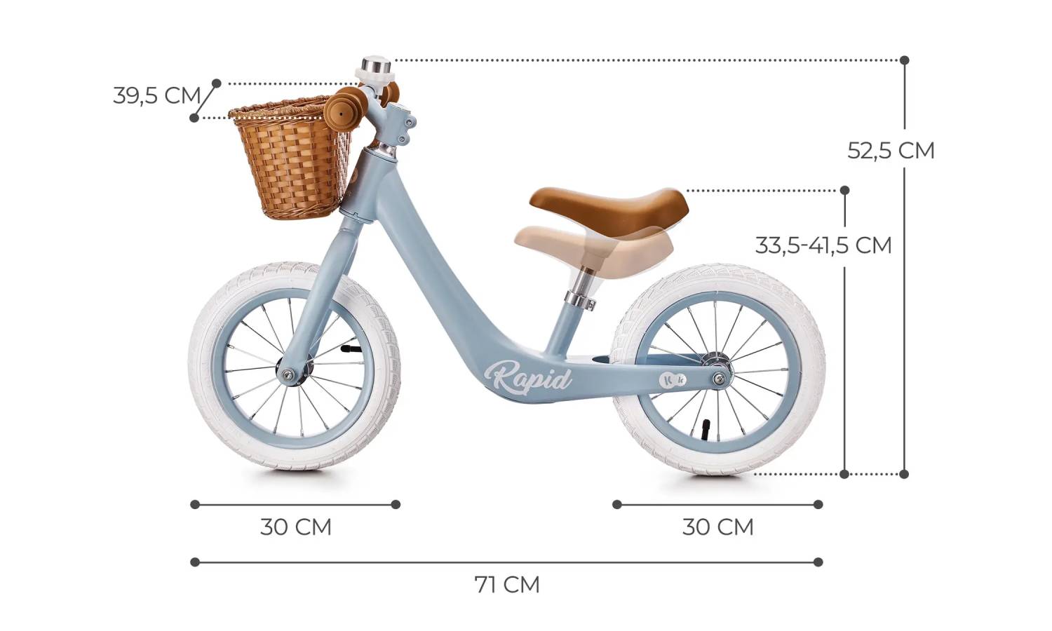 Беговел Kinderkraft Rapid Blue Breeze 6
