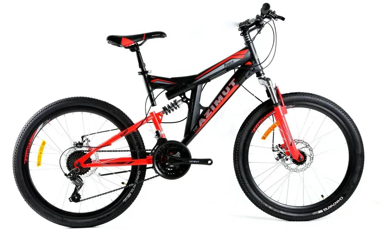 Фотография Велосипед Azimut Power GD 29" размер L рама 19 Черно-красный