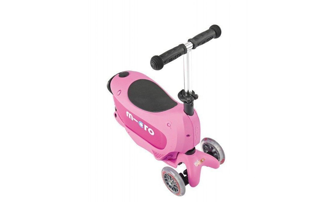 Самокат детский Mini Micro 2go Deluxe Розовый 2