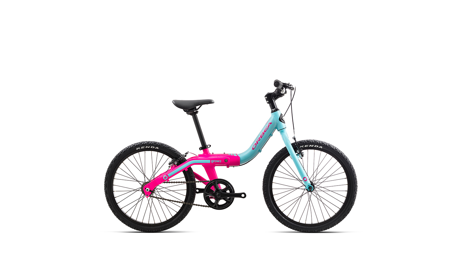 Фотографія Велосипед Orbea GROW 2 1V (2019) 2019 Блакитно-рожевий