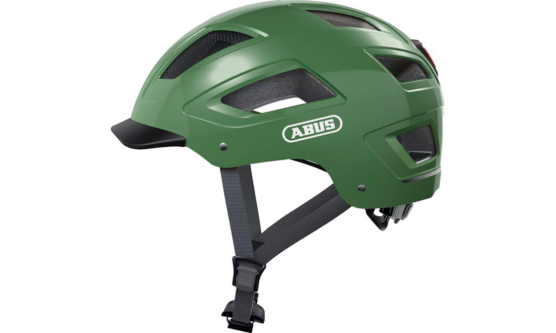 Фотография Велошлем ABUS HYBAN 2.0 размер L (56-61 см), Серо-зеленый