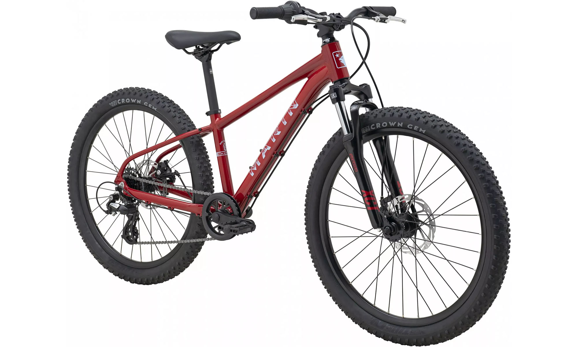 Велосипед Marin BAYVIEW TRAIL 24", One size, рік 2026, червоний з синім 2 Велосипед Marin BAYVIEW TRAIL 24", One size, рік 2026, червоний з синім 2
