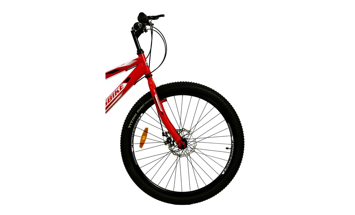 Фотография Велосипед CROSSBIKE Spark D 26" размер XS рама 13 2022 Красный 2