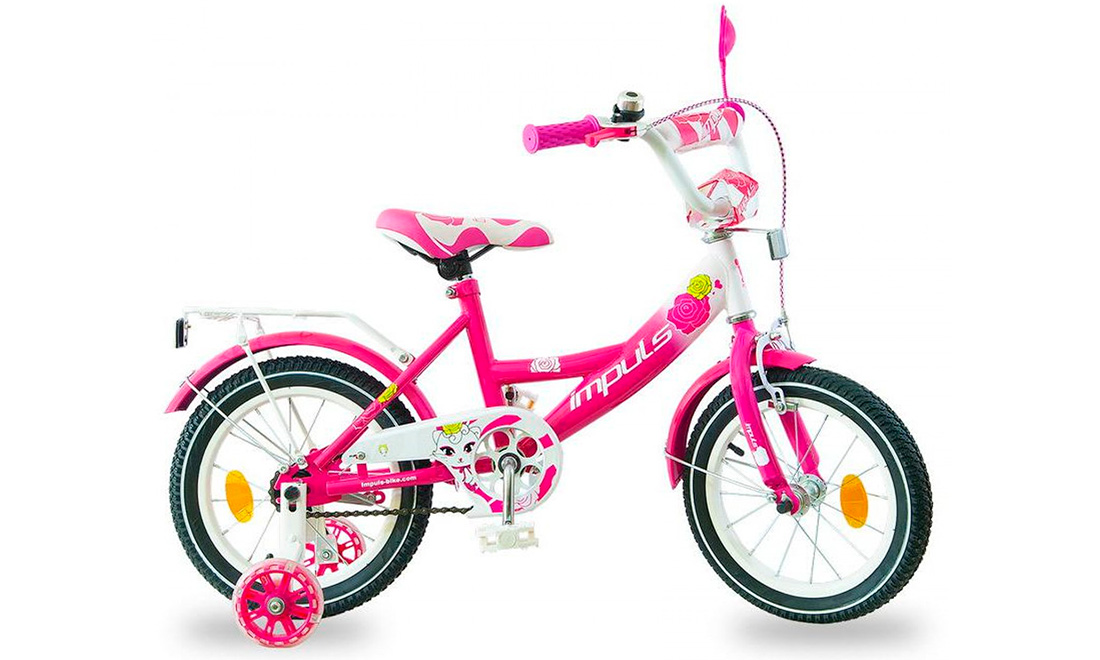 Фотографія Велосипед Impuls Kids 16" (2020) 2020 Рожевий