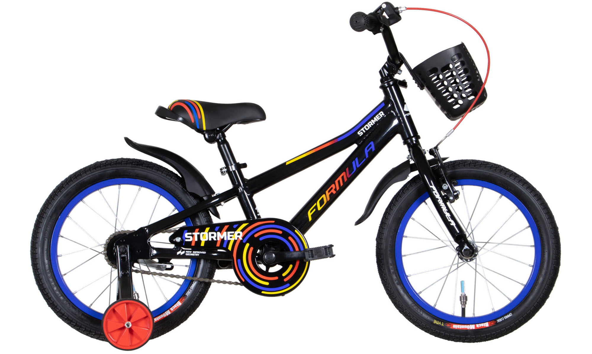 Велосипед Formula Kid STORMER BH 16", размер XXS, рама-8,5", год 2026, черный 