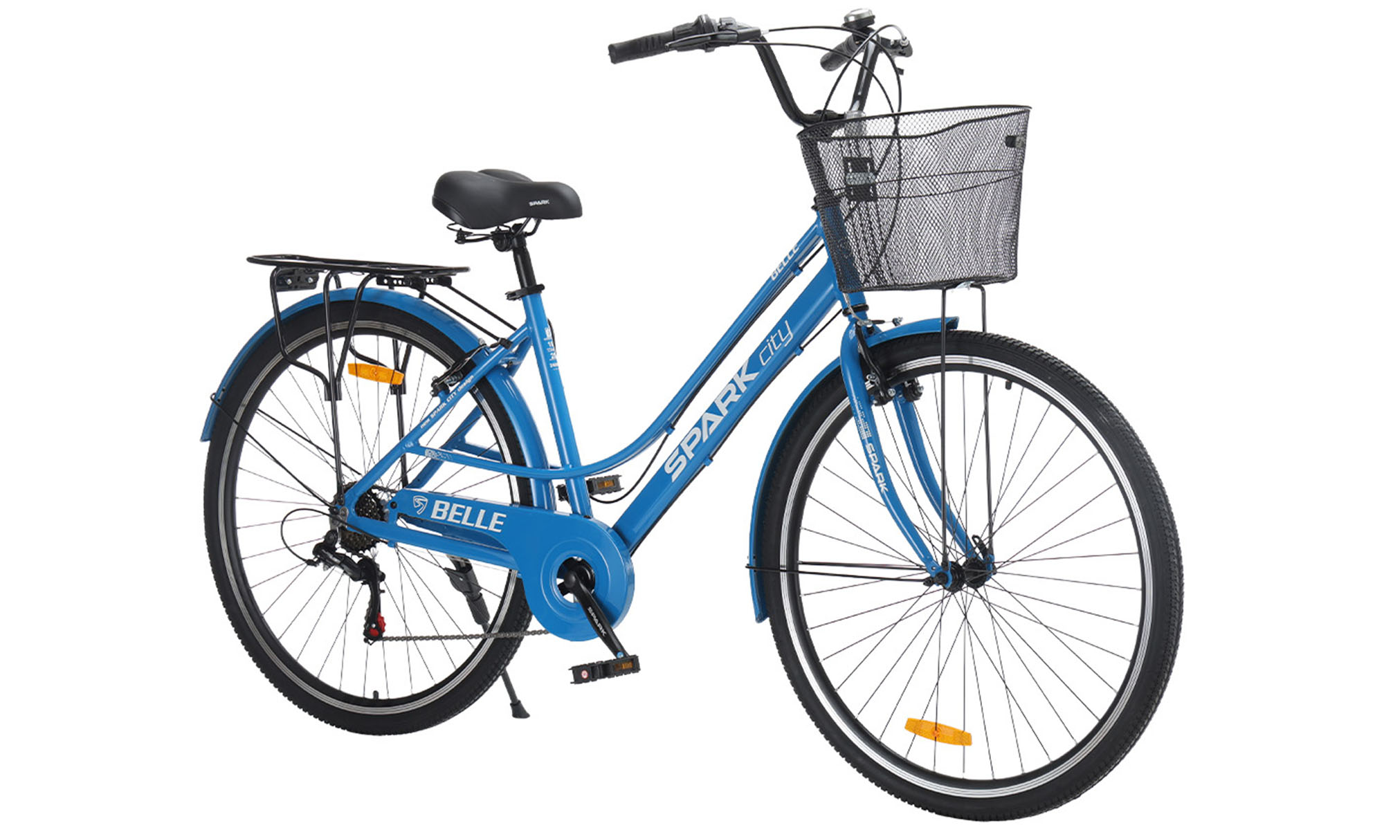 Велосипед SPARK CITY BELLE 28", размер L, рама 18", год 2026, синий 4