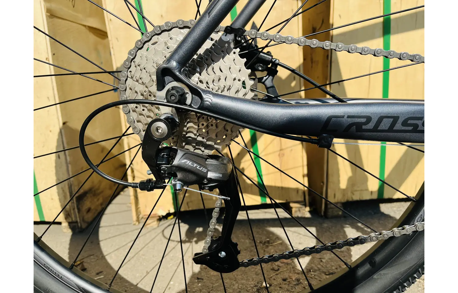 Велосипед Crosser Solo 2x9 Altus 29" размер XL рама 21 2023 черный 7