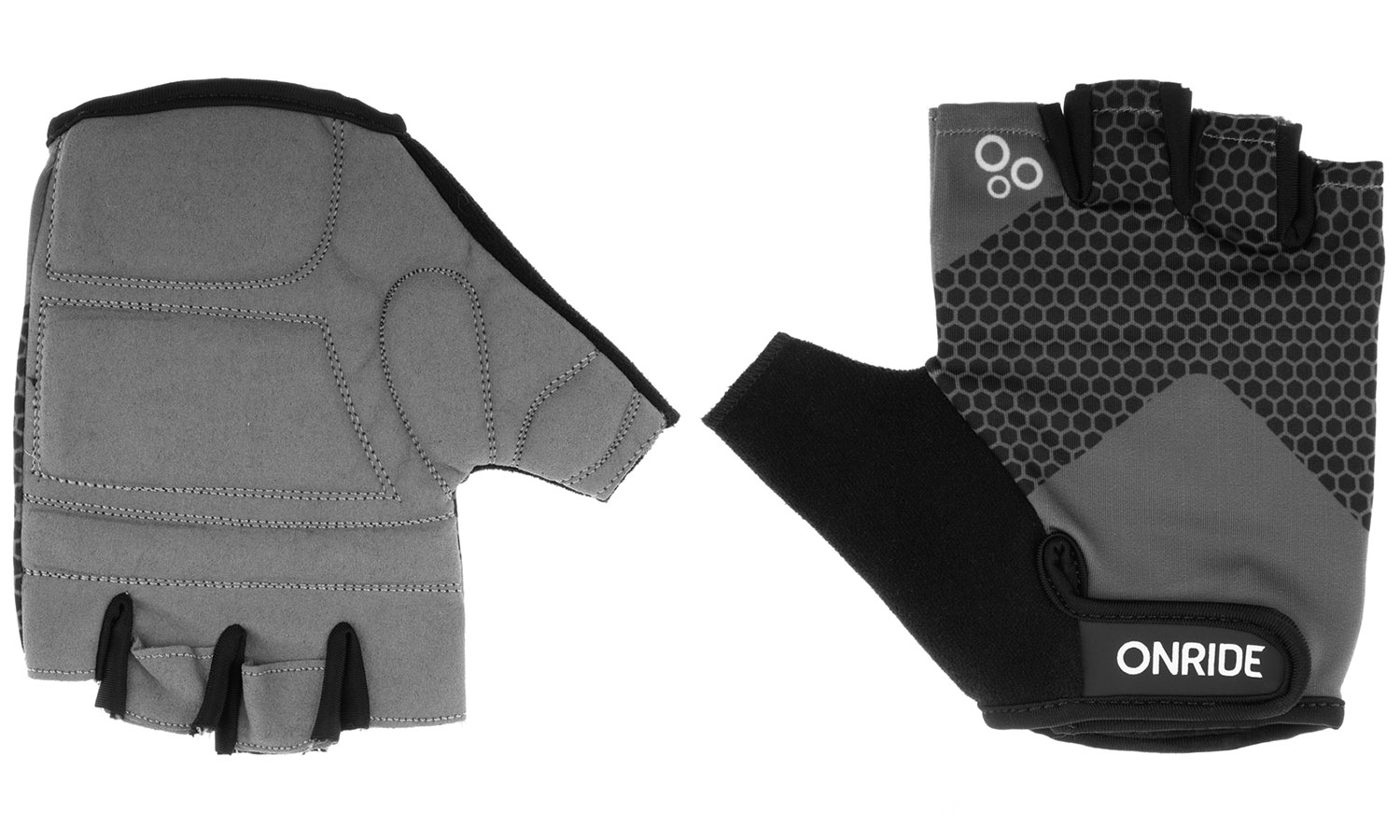 Фотография Перчатки ONRIDE TID 20 цвет Черный/Серый размер XL