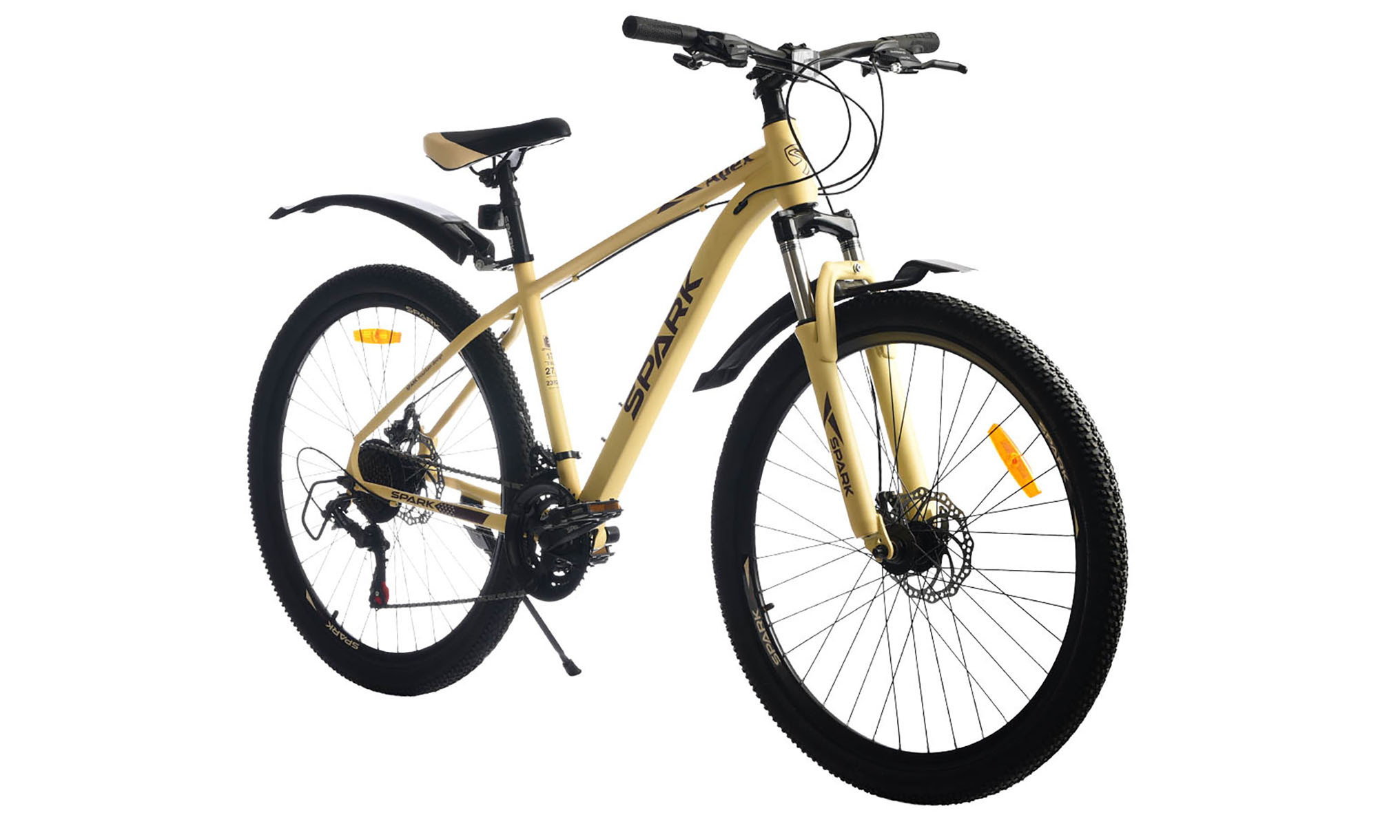 Велосипед SPARK APEX 27,5", розмір M, рама 17", рік 2026, світло-жовтий 4