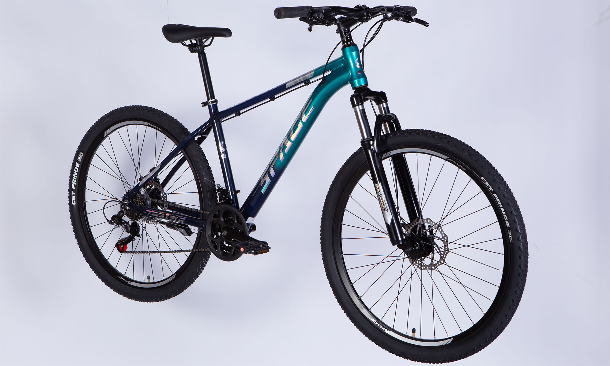 Велосипед SPACE PHAETON DD FR, 27.5", AL, розмір M, рама-17", 2025, синьо-зелений 7 Велосипед SPACE PHAETON DD FR, 27.5", AL, розмір M, рама-17", 2025, синьо-зелений 7