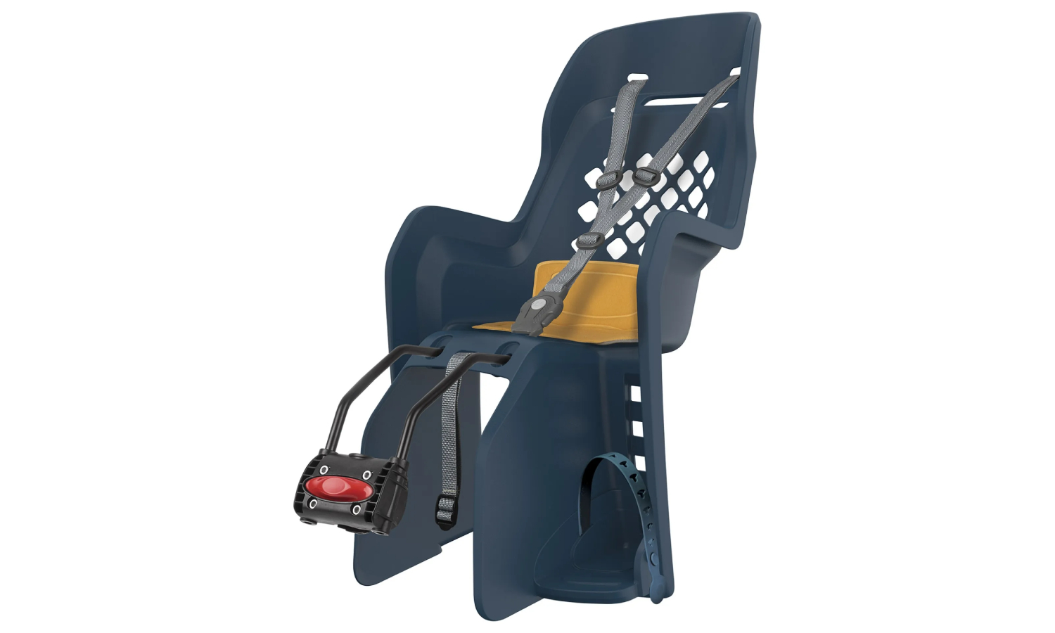 Детское кресло заднее POLISPORT Joy FF на подседельную трубу, 26"-28", 9-22 кг, темно-синее (царапина) 