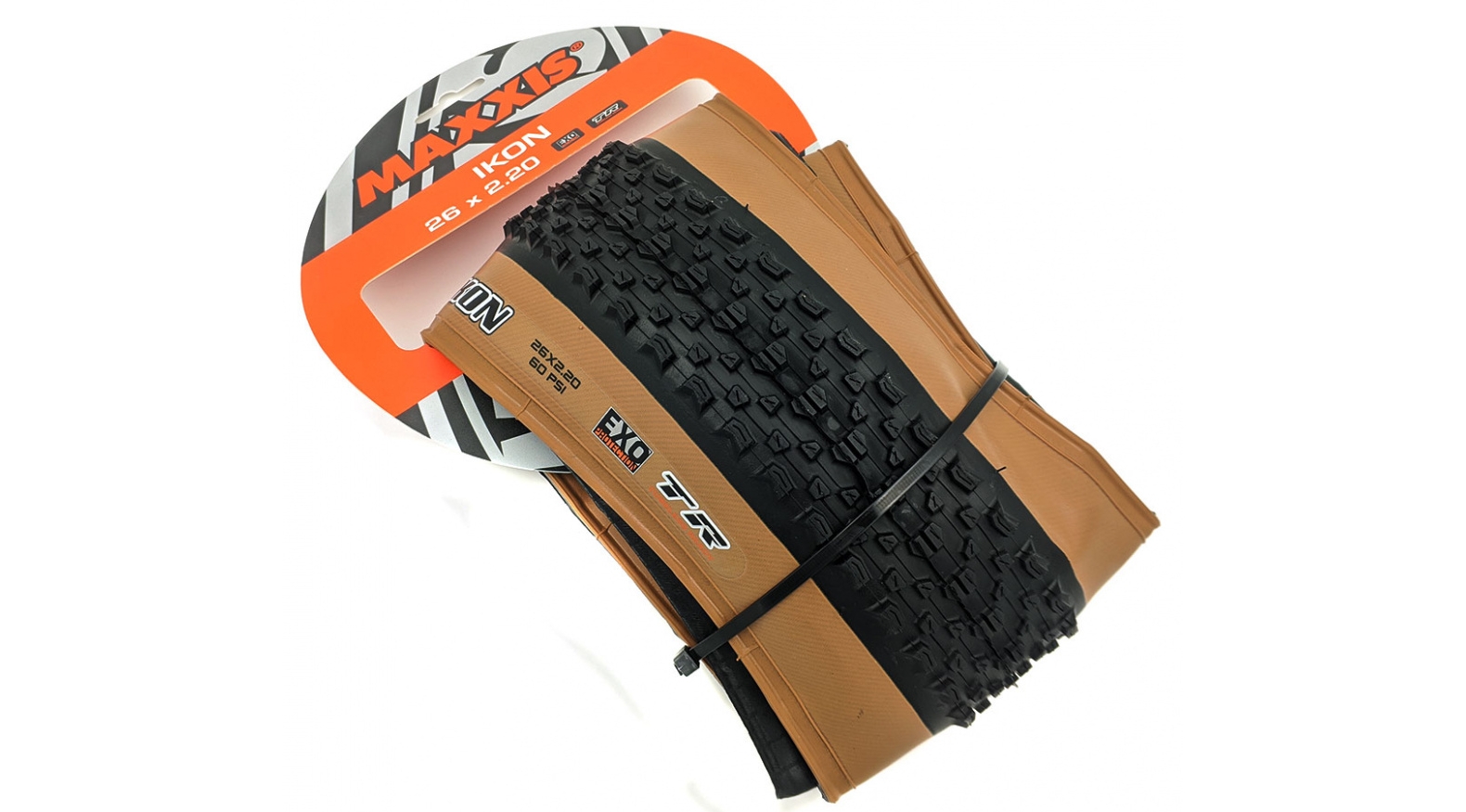 Фотографія Покришка Maxxis Ikon 26x2.2" (складна) EXO/TR Skinwall 3