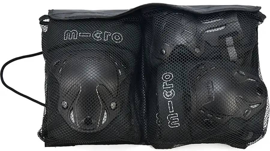 Фотографія Набір для захисту роликів Micro Shock black розмір M 2