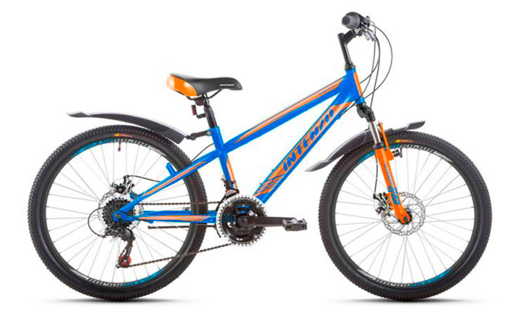 Фотография Велосипед Intenzo ENERGY V-BRAKE 24" (2020) 2020 blue