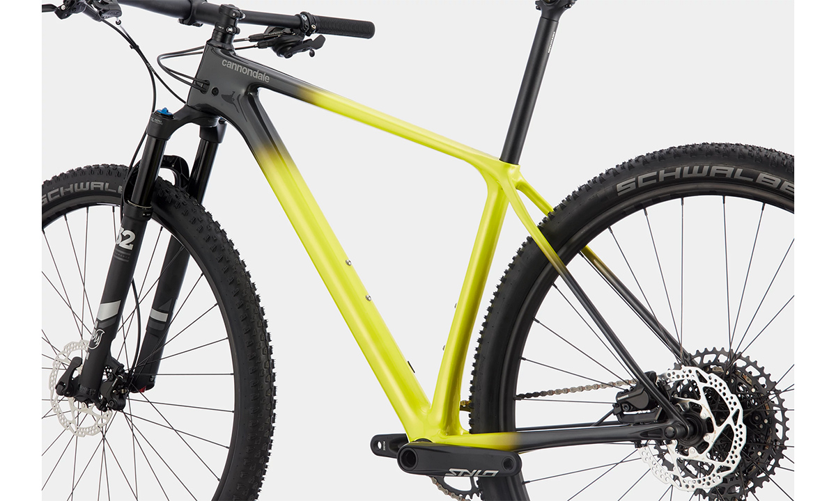 Велосипед Cannondale F-SI Carbon 5 29" 2021, розмір S, Салатово-чорний 6