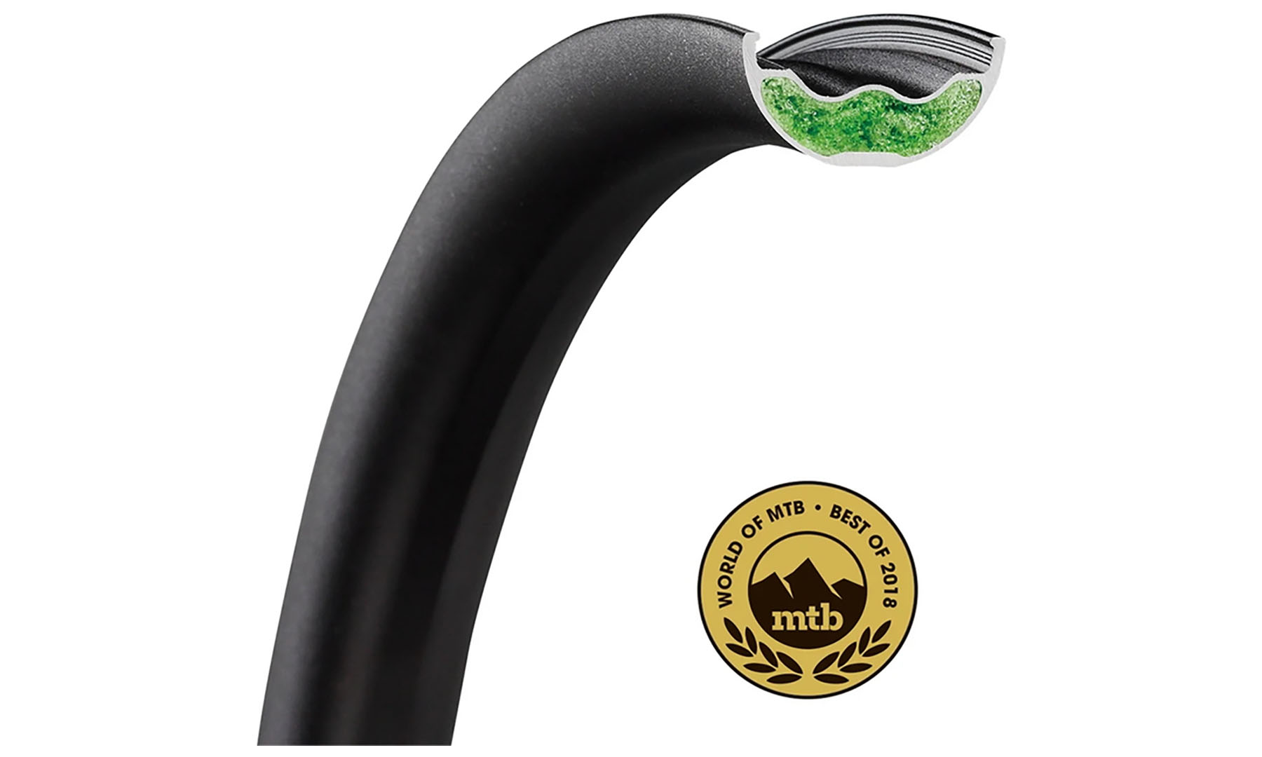 Обод SPANK 350 Vibrocore™, 32H, 29" F/V Presta, Black (черный) 2