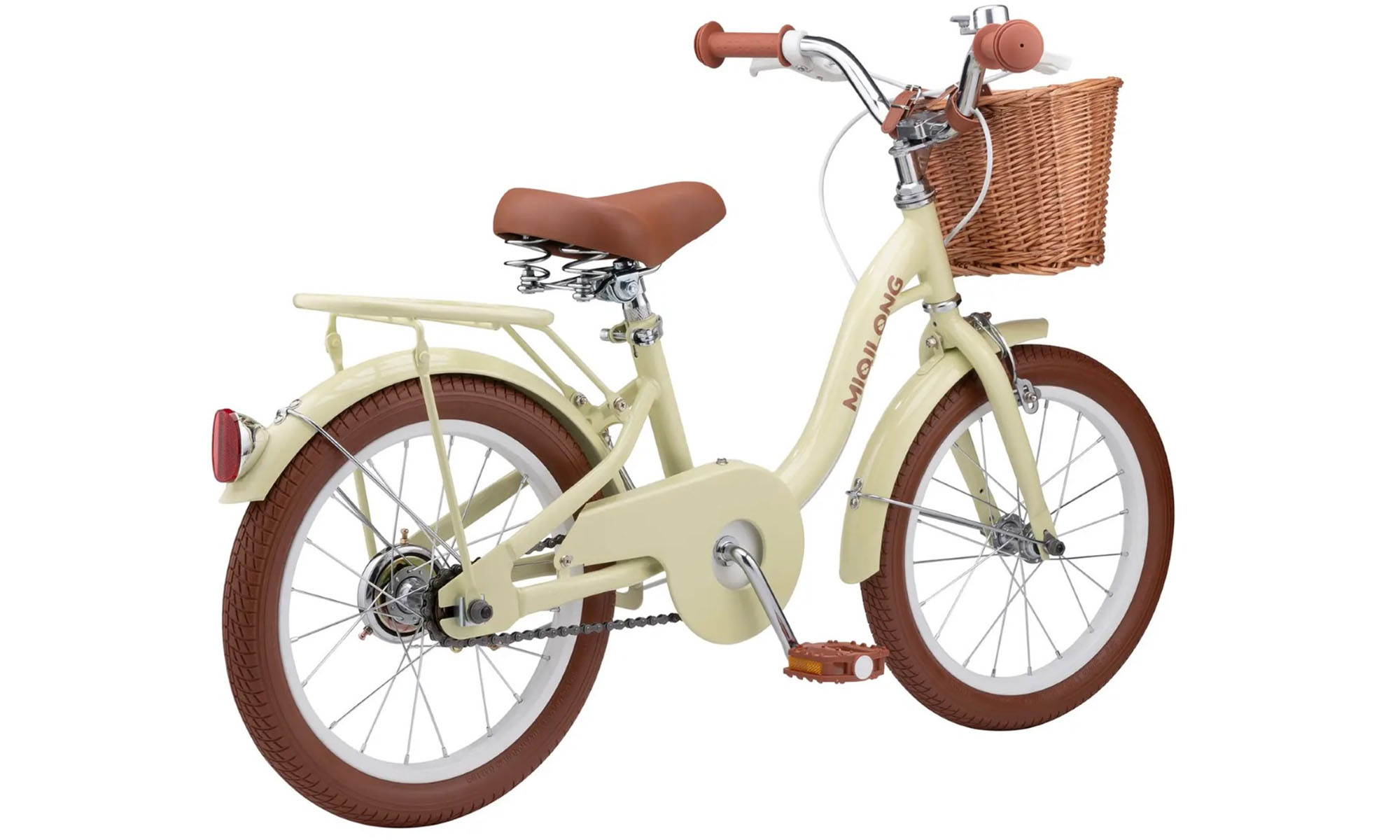 Детский велосипед Miqilong LS 16", One size, 2025, бежевый 6