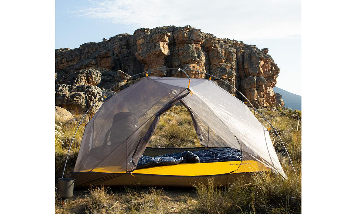 Палатка сверхлегкая двухместная с футпринтом Naturehike Mongar 2 (NH17T007-M) 20D, серая 2