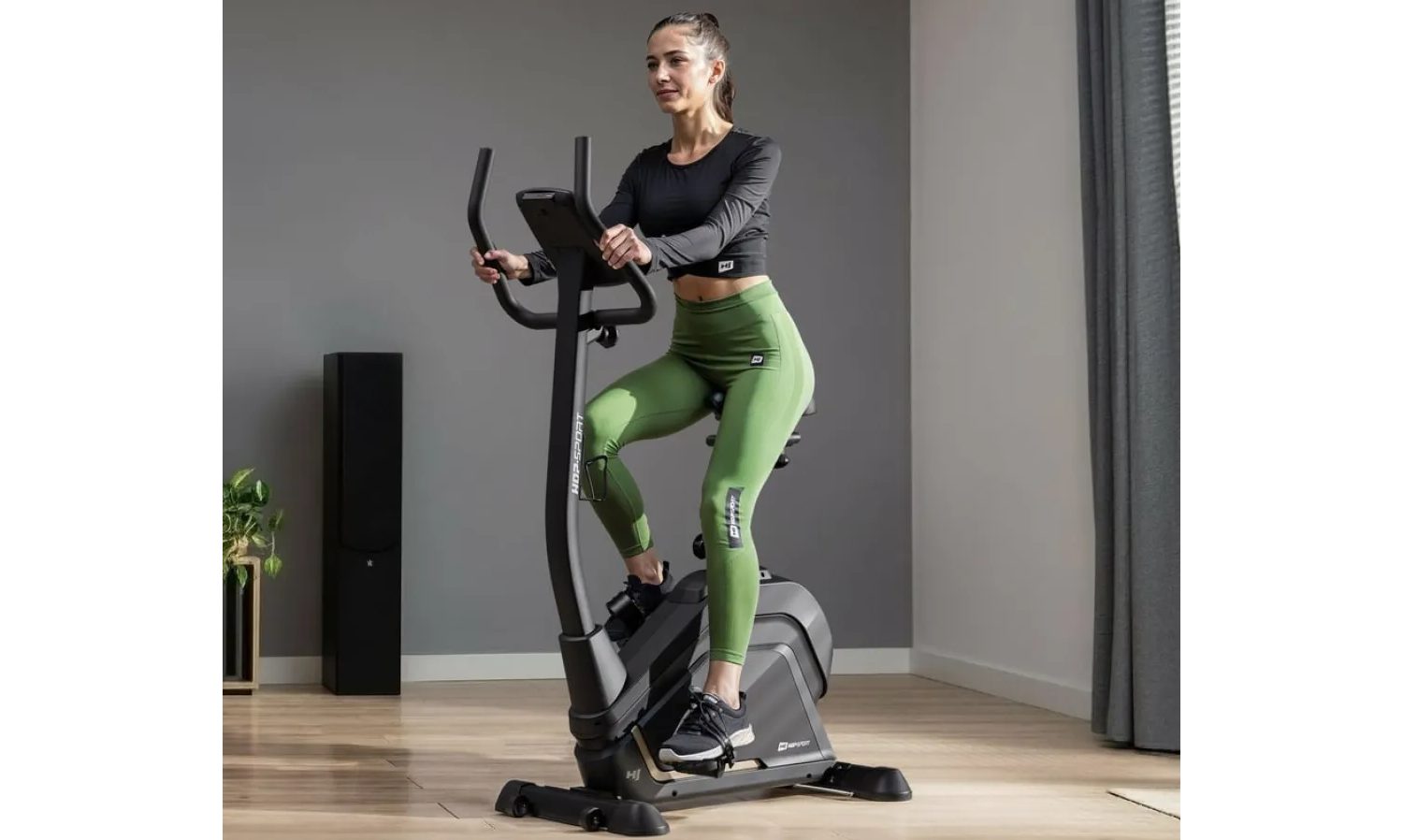 Велотренажер Hop-Sport HS-120H Argo чорний 9