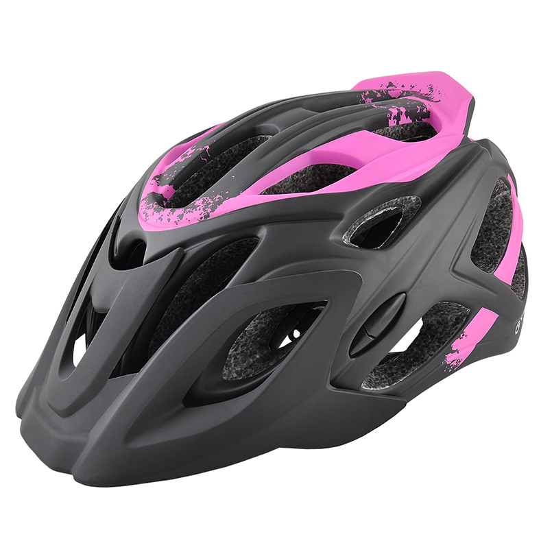 Фотография Велосипедный шлем Grey's размер М (54-58 см), Черно-фиолетовый