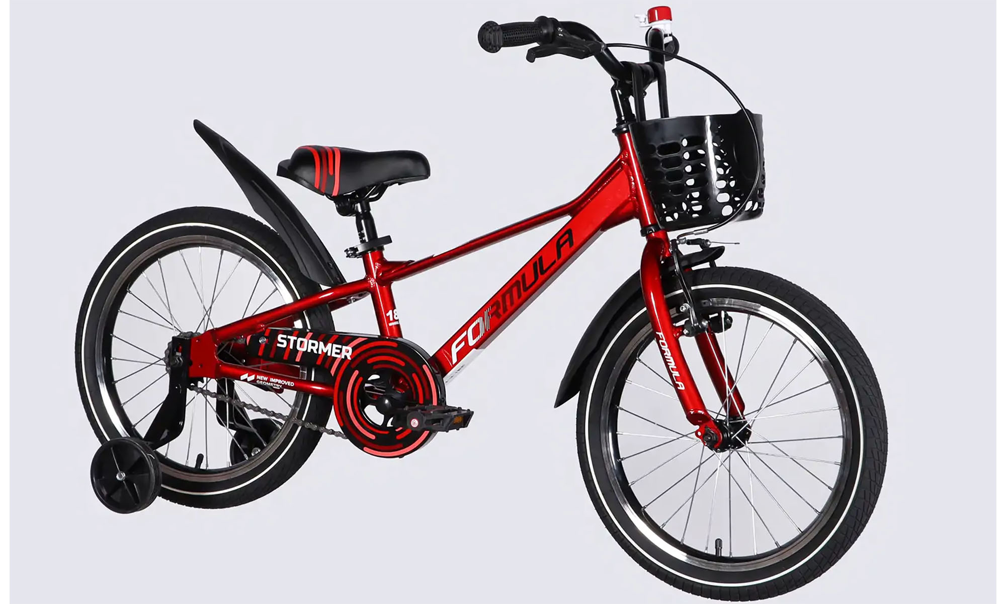 Велосипед Formula Kid STORMER BH 18", размер XXS, рама-9", год 2026, красный 4