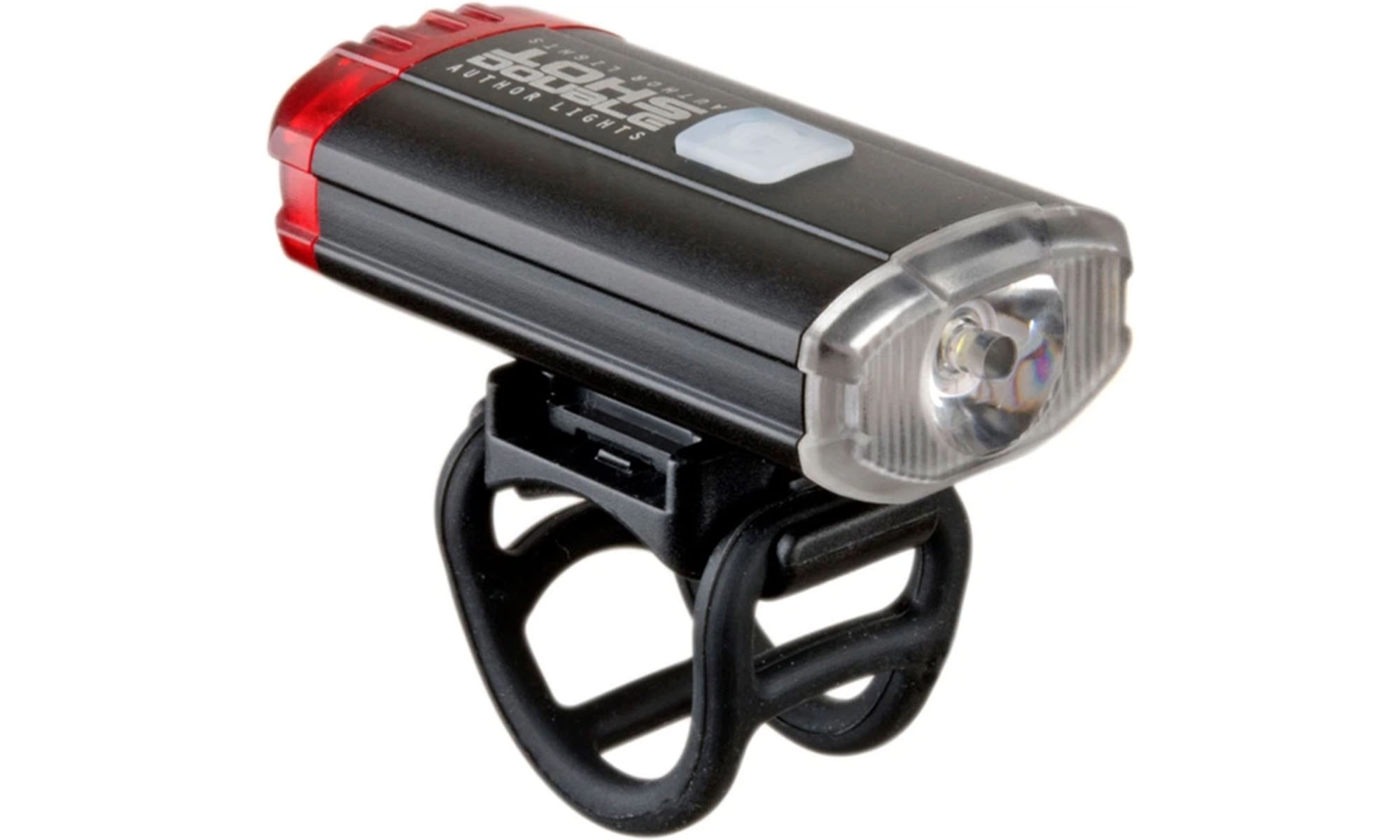 Фонарь передний комбинированный Author A-DoubleShot 200F/12R lm USB с задним красным светом Фонарь передний комбинированный Author A-DoubleShot 200F/12R lm USB с задним красным светом