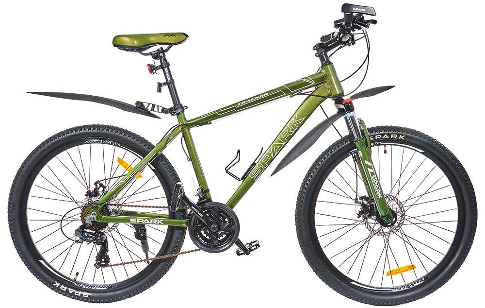 Фотография Велосипед SPARK TRACKER 26'' размер S рама 15'' 2024 Зеленый