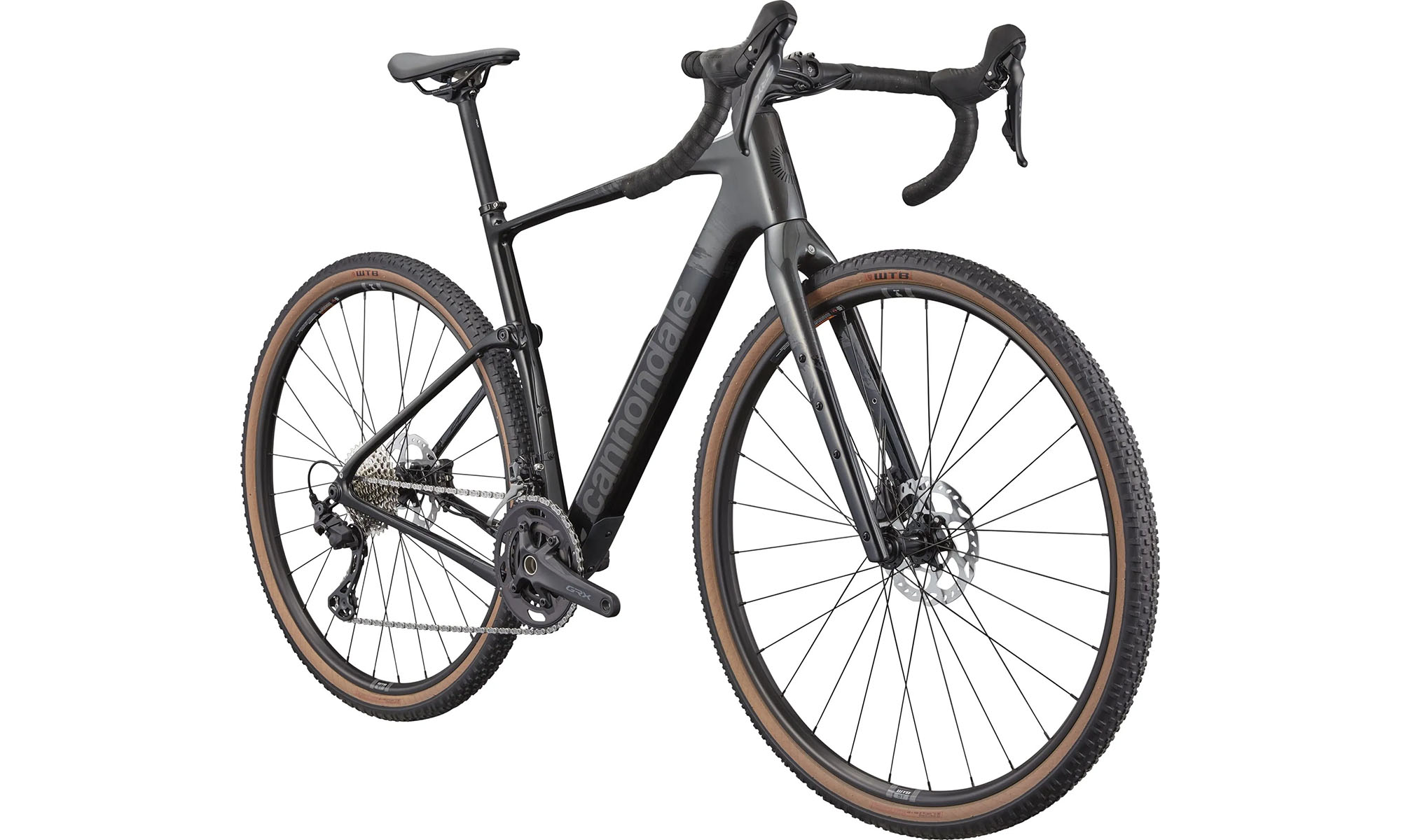 Фотографія Велосипед Cannondale TOPSTONE Carbon 3 GRX 2x 28", размер M, рама 54, 2025, SBK (темно-серый) 2