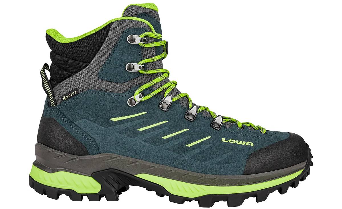 Фотографія Черевики LOWA Randir GTX MID blue-lime розмір 42.0 5