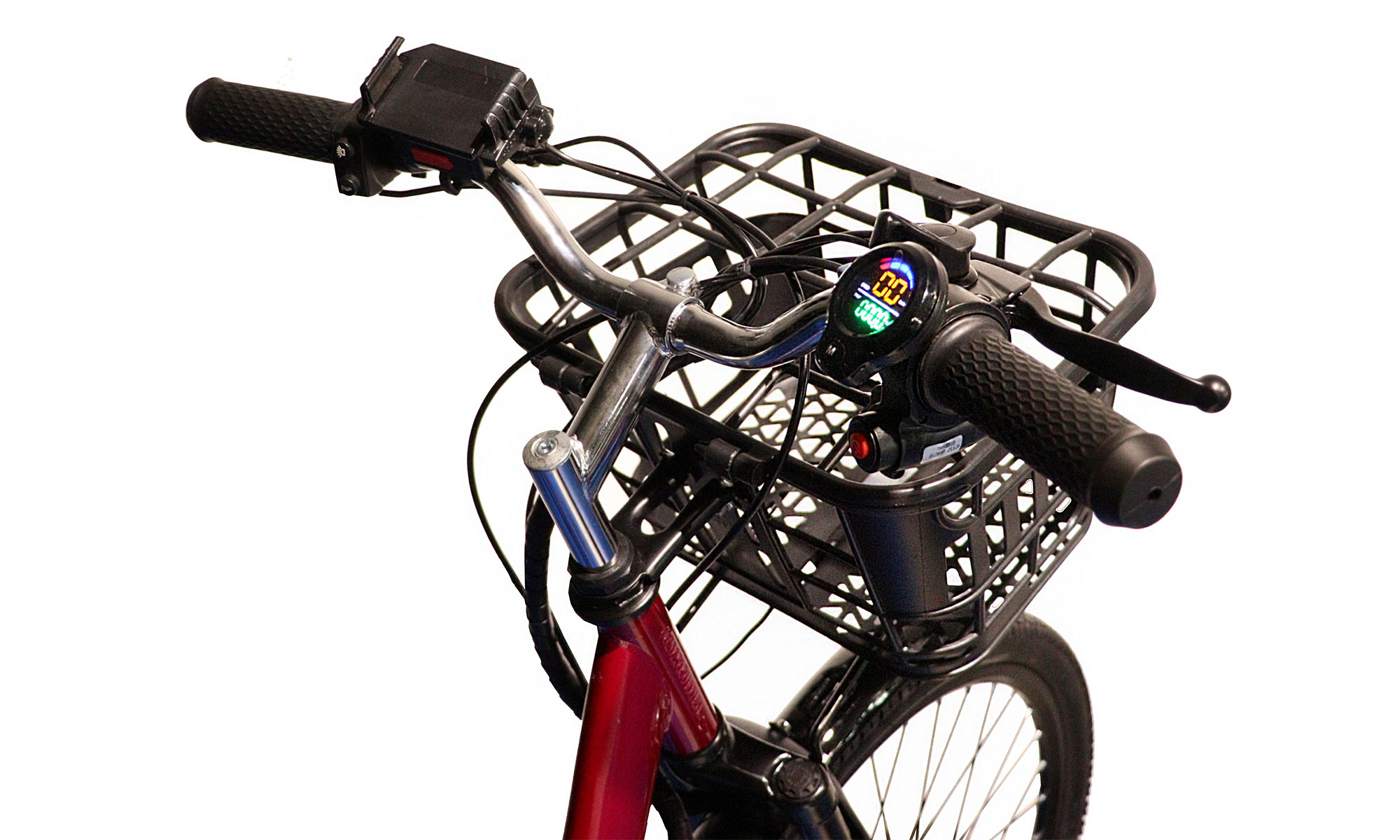 Велосипед с электроприводом SPACE PULSAR DD FR 26", размер S, рама-15,5", 48B, 20А*ч, 500Вт, год 2026, малиновый 4 Велосипед с электроприводом SPACE PULSAR DD FR 26", размер S, рама-15,5", 48B, 20А*ч, 500Вт, год 2026, малиновый 4