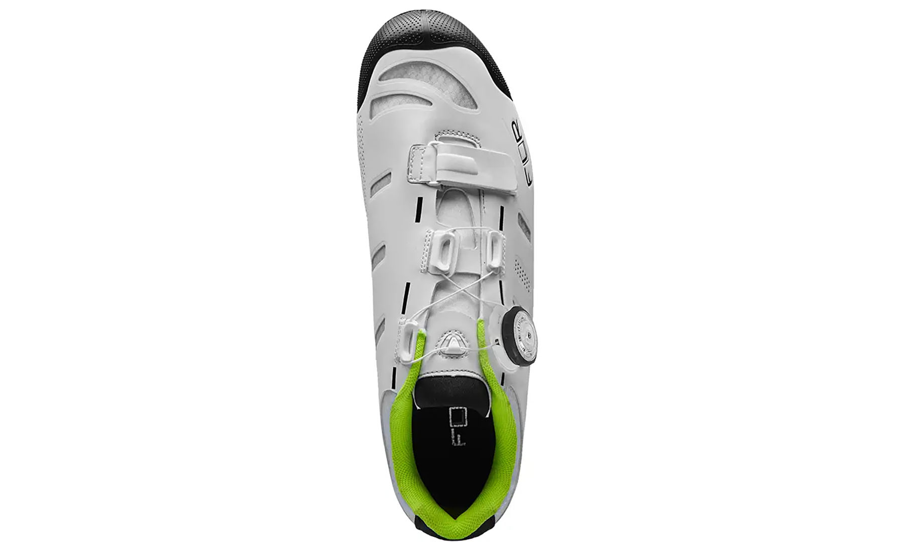 Велосипедні туфлі MTB FLR F-75 (зі шкарпетками Elite) Білий/неоновий жовтий, розмір 39 5