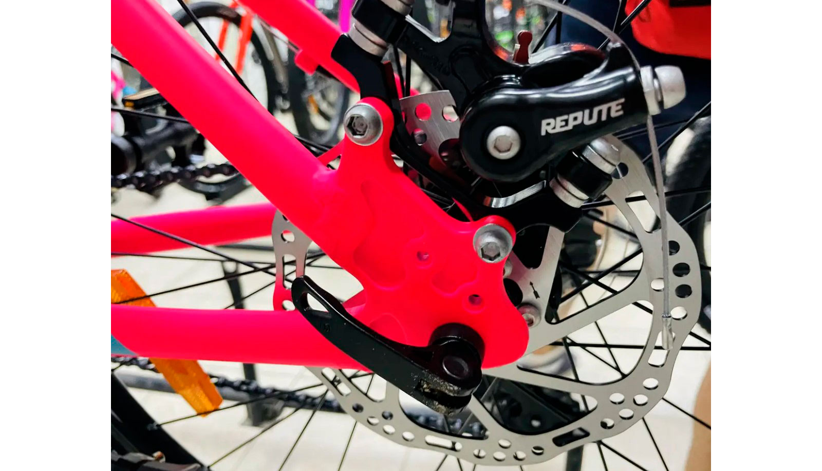 Фотография Велосипед Crosser Selfy 26" размер S рама 15 Розовый 9