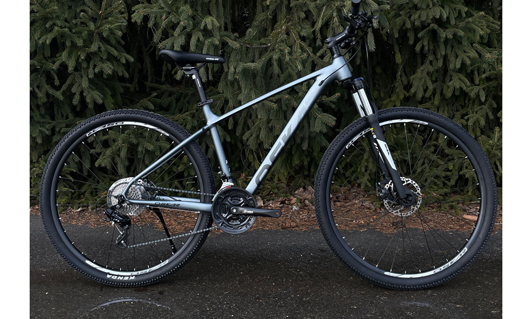 Велосипед OSKAR SHADOW 29", розмір L, рама 18", 2025, сірий матовий 3