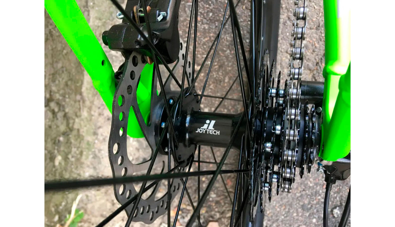 Велосипед Crosser Quick 3x8 29" розмір L рама 19 2021 Сіро-зелений 6