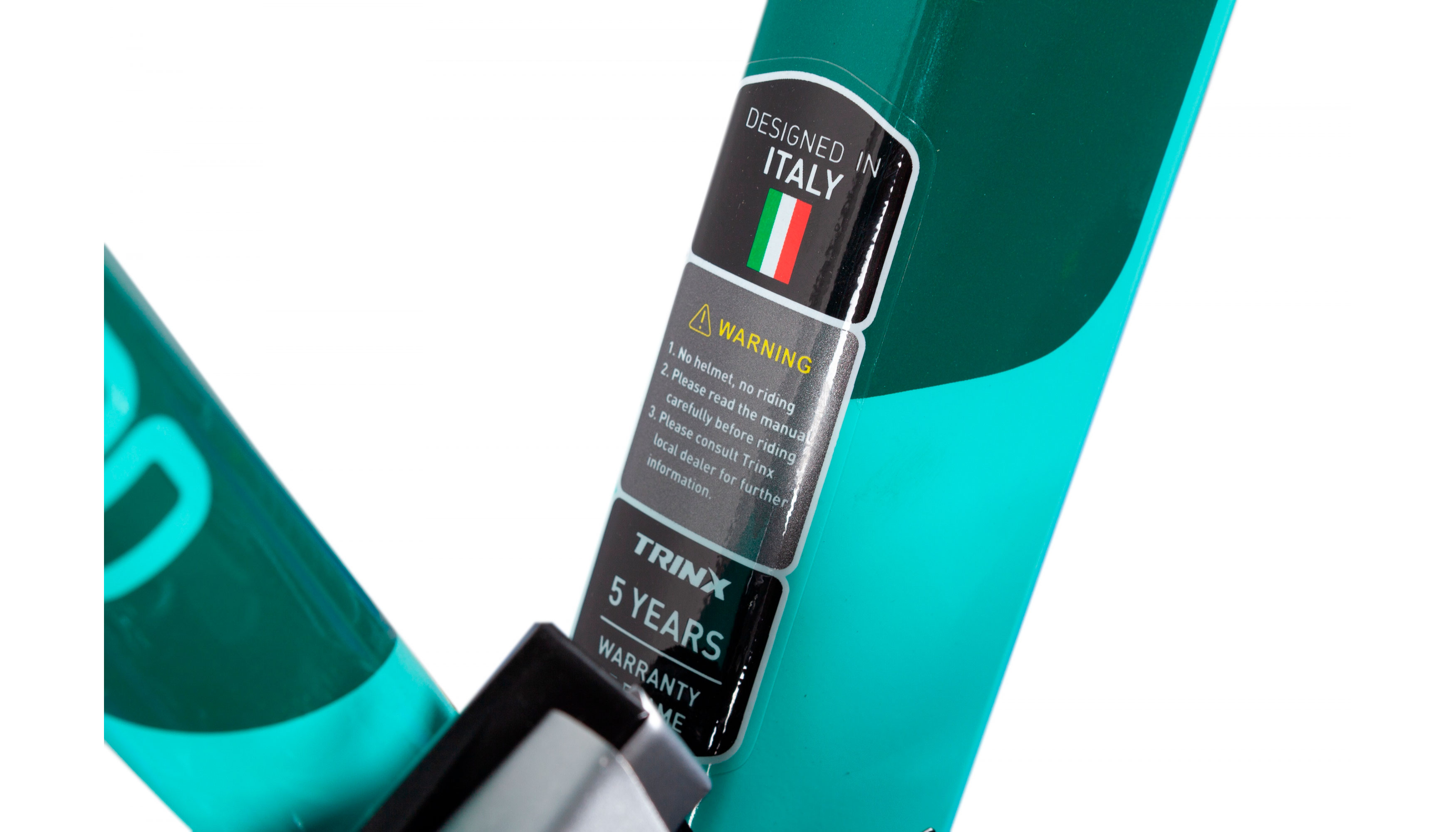 Велосипед Trinx M600 Elite 27,5" размер М рама 18 2022 Cyan-Black-Green 3