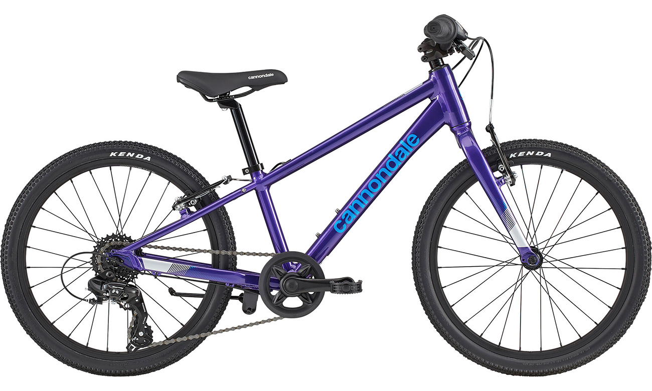 Фотография Велосипед Cannondale QUICK GIRLS OS 20" (2021) 2021 Фиолетовый 