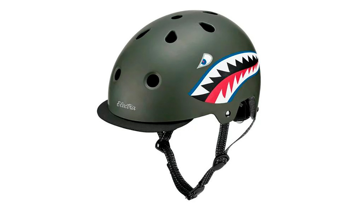 Фотография Шлем Electra TIGERSHARK, размер S (48-54 см), зеленый
