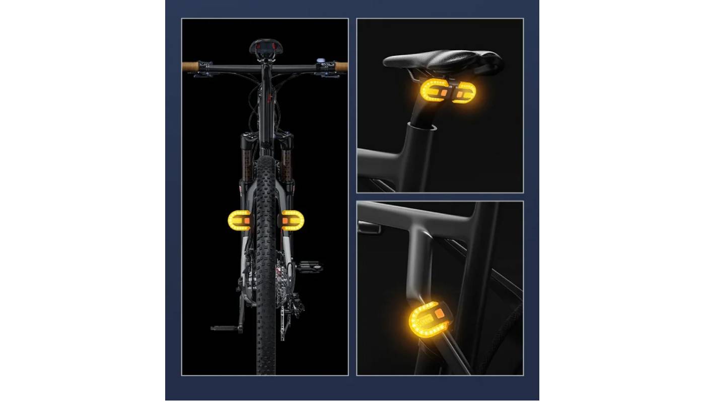 Задній вело ліхтар з поворотами FY-1825, пульт, usb 3 Задній вело ліхтар з поворотами FY-1825, пульт, usb 3