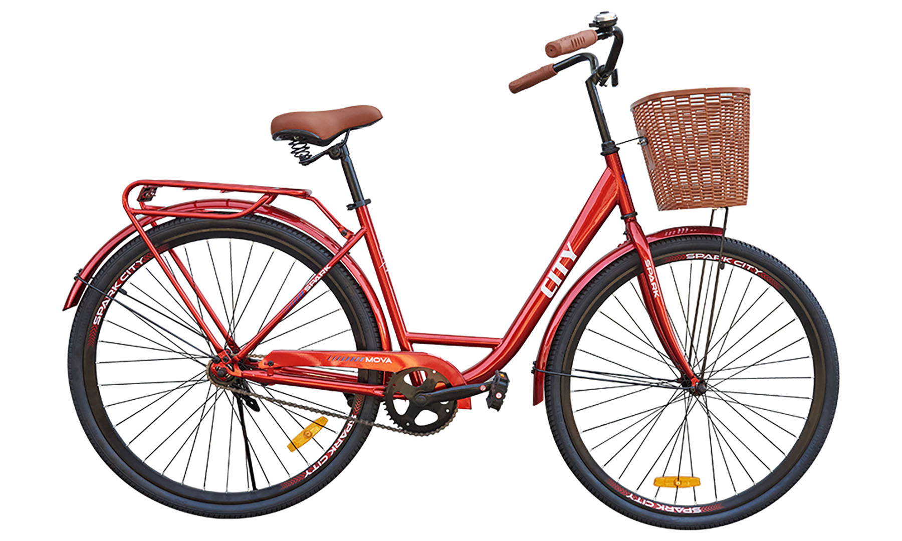 Фотография Велосипед SPARK CITY MOVA 28", размер рамы L (18"), красный